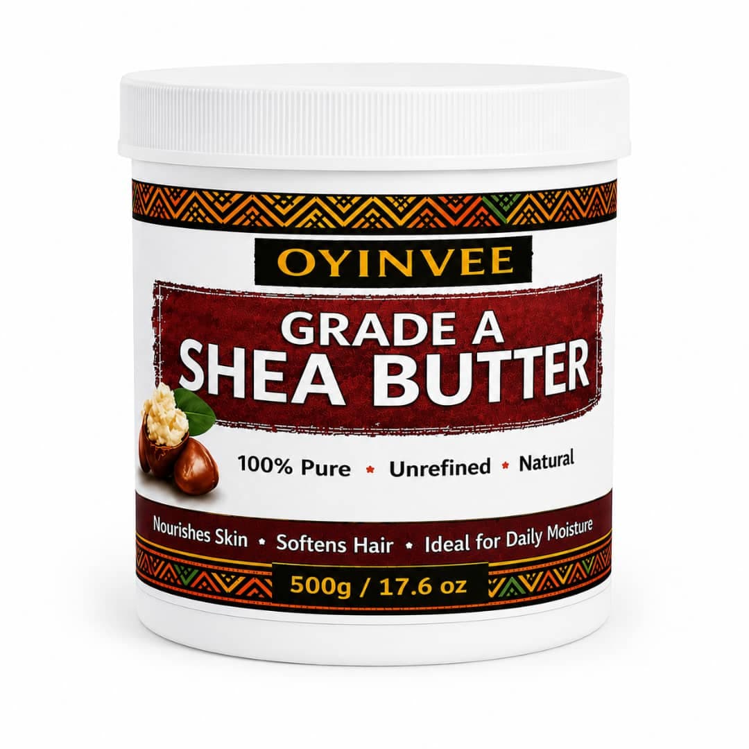 Oyinvee Grade A Shea Butter 500g jar